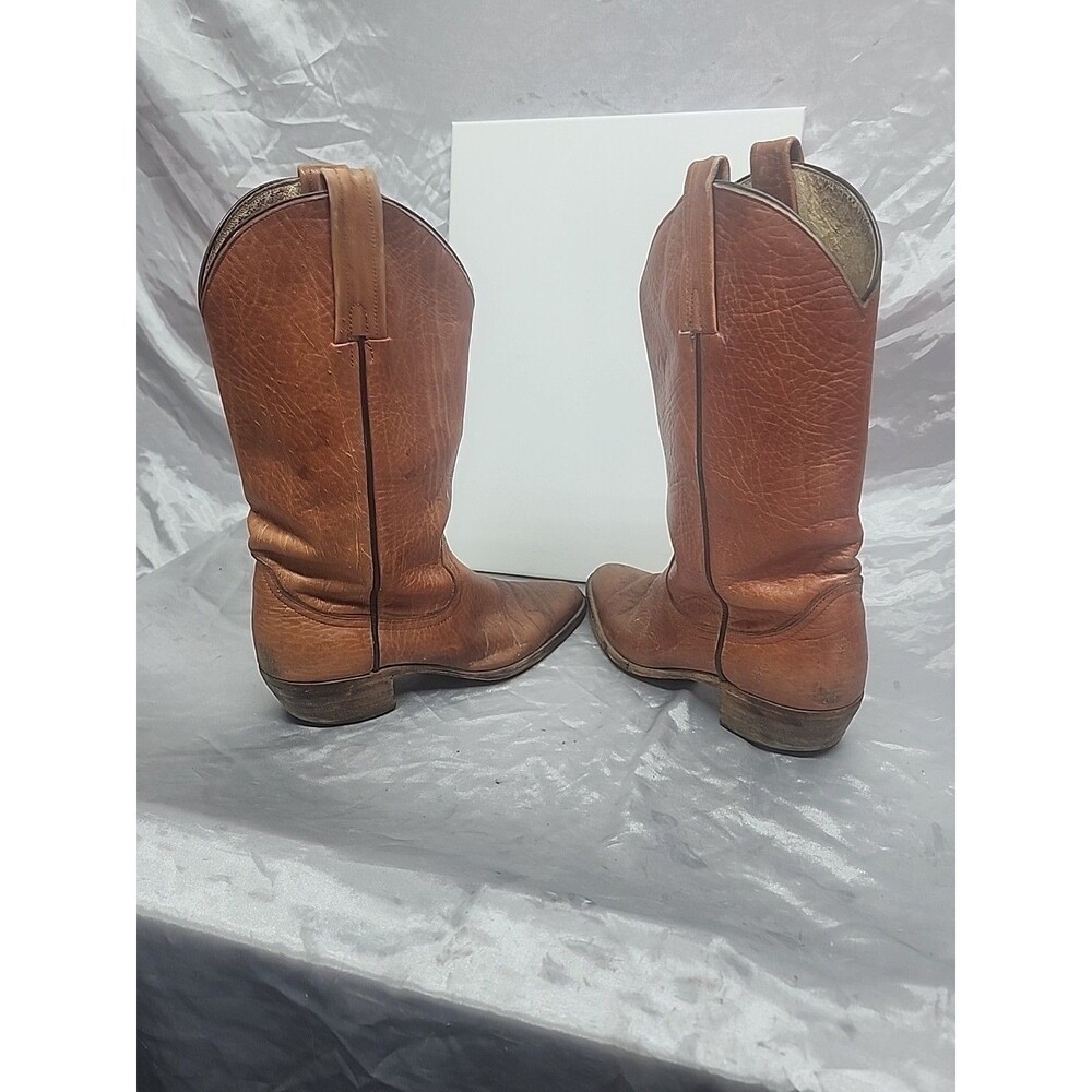 Frye Brown Leather western  Boots Women 8.5B  5G18791  4681 - Picture 4 of 8